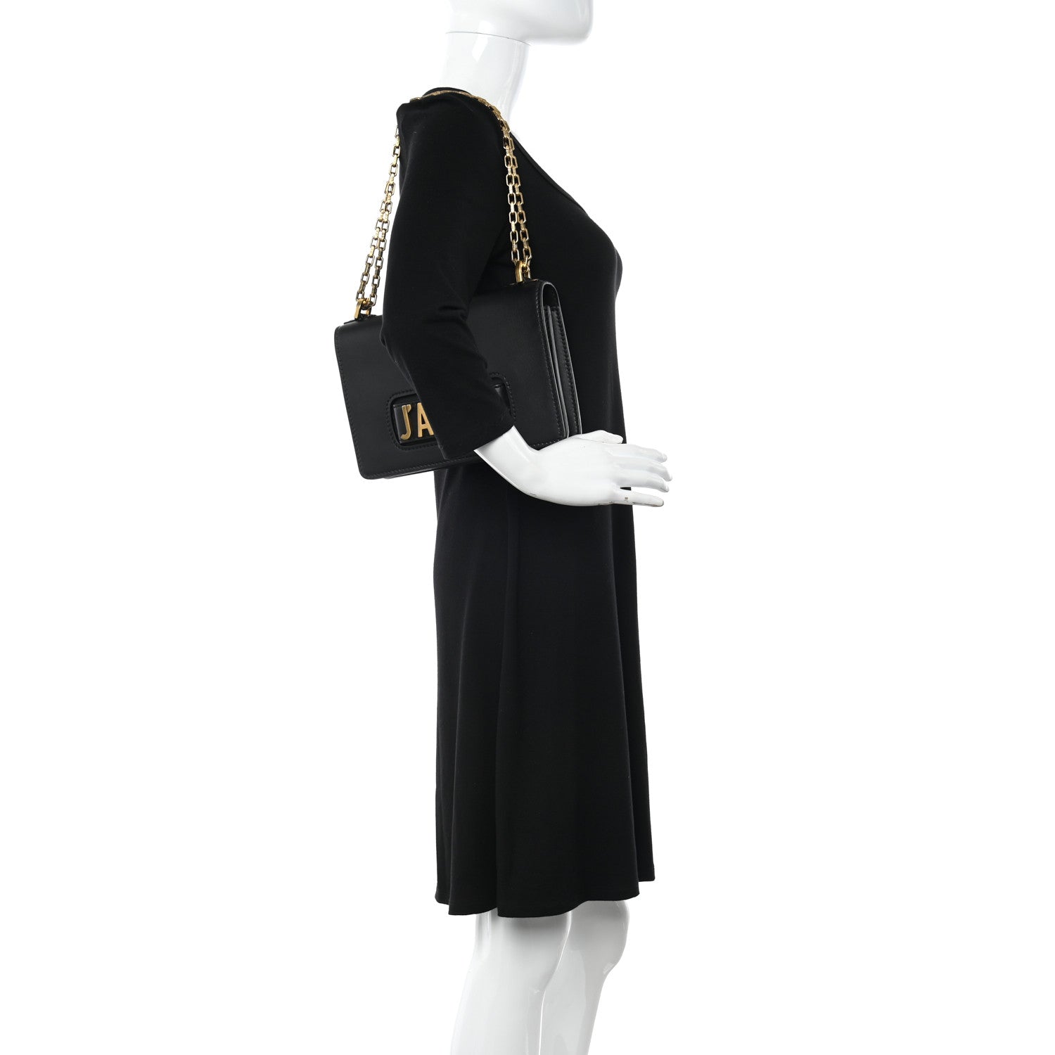 Christian Dior Calfskin J'Adior Chain Flap Bag Black 2 of 11