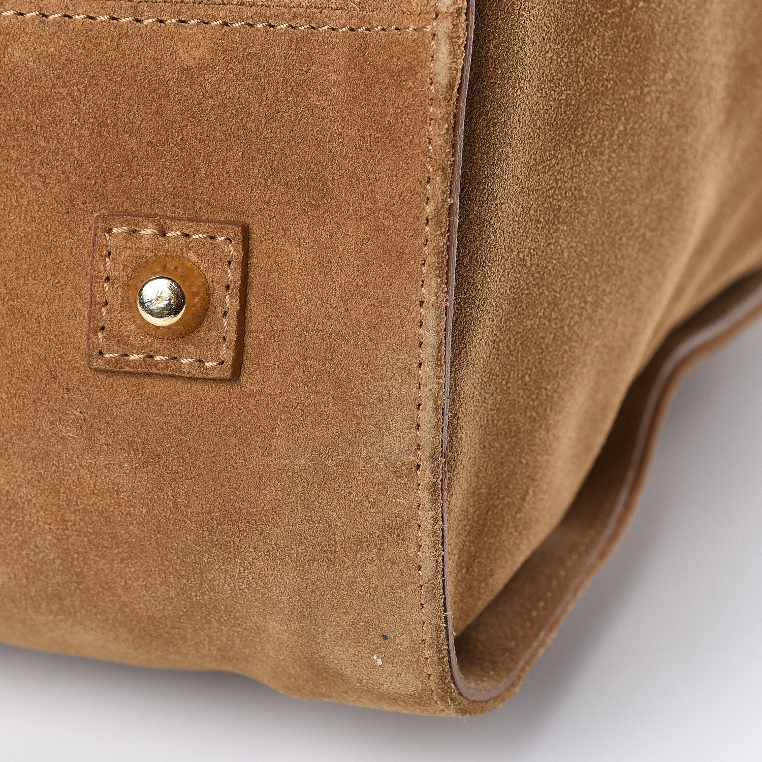 Burberry Prorsum Suede Weekender Bag Tan 11 of 12