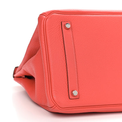 Hermes Taurillon Clemence Birkin 35 Rose Jaipur 9 of 17
