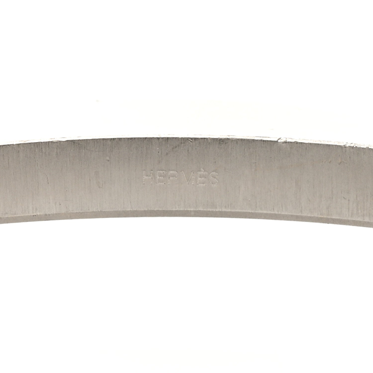 Hermes Brushed Palladium 42mm H Belt Buckle 3 of 3