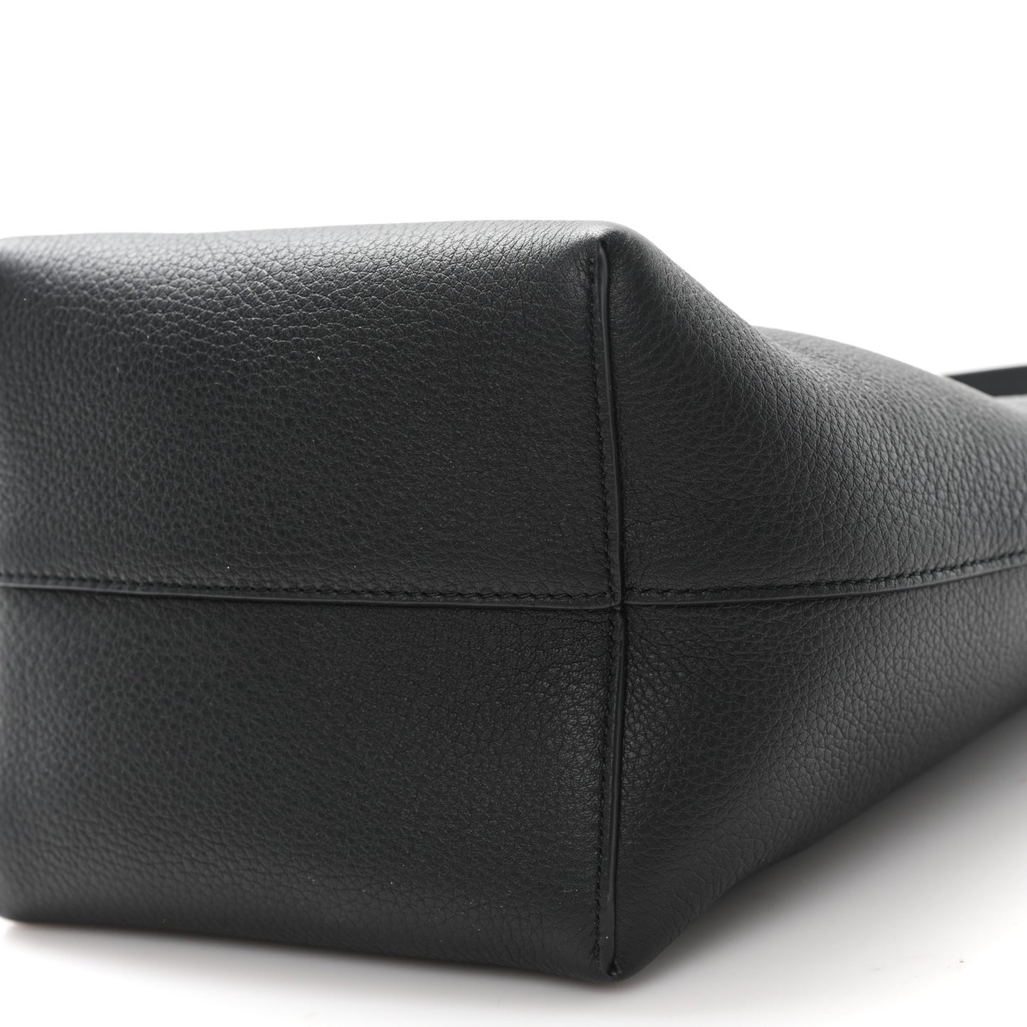 Grained Calfskin Small N/S Park Tote Black