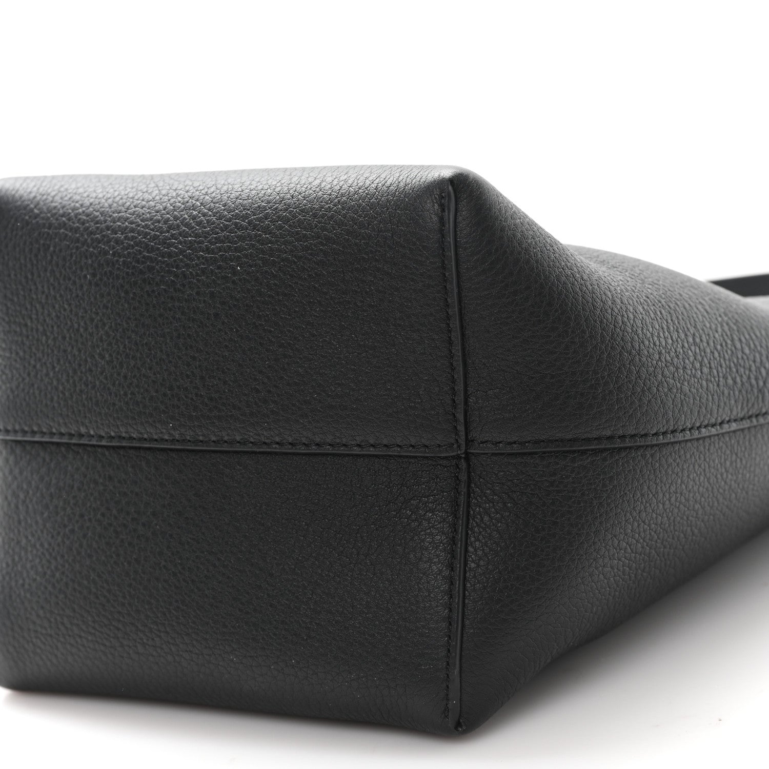 The Row Grained Calfskin Small N/S Park Tote Black 9 of 10