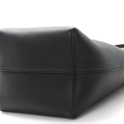 The Row Grained Calfskin Small N/S Park Tote Black 9 of 10