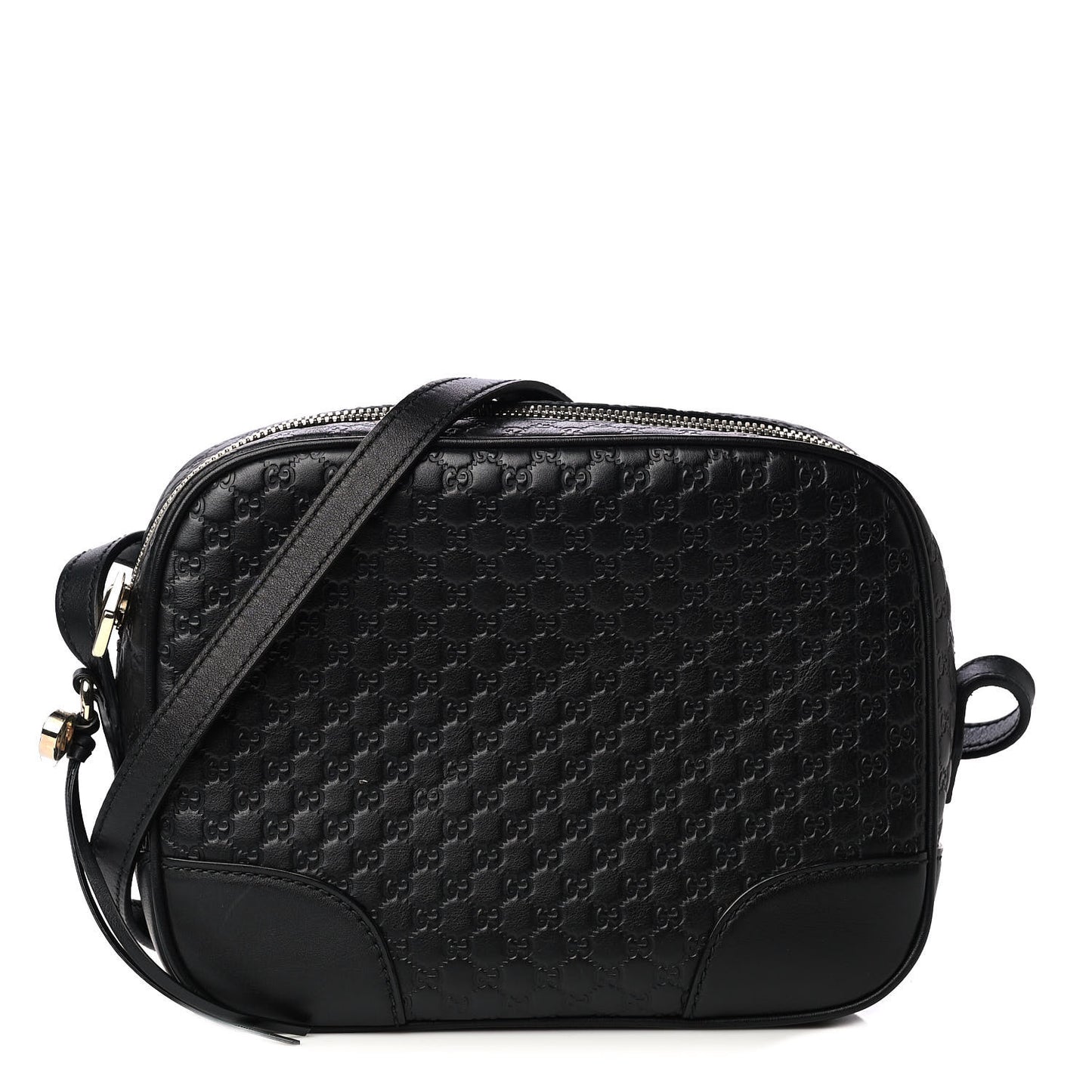 Microguccissima Mini Bree Messenger Bag Black