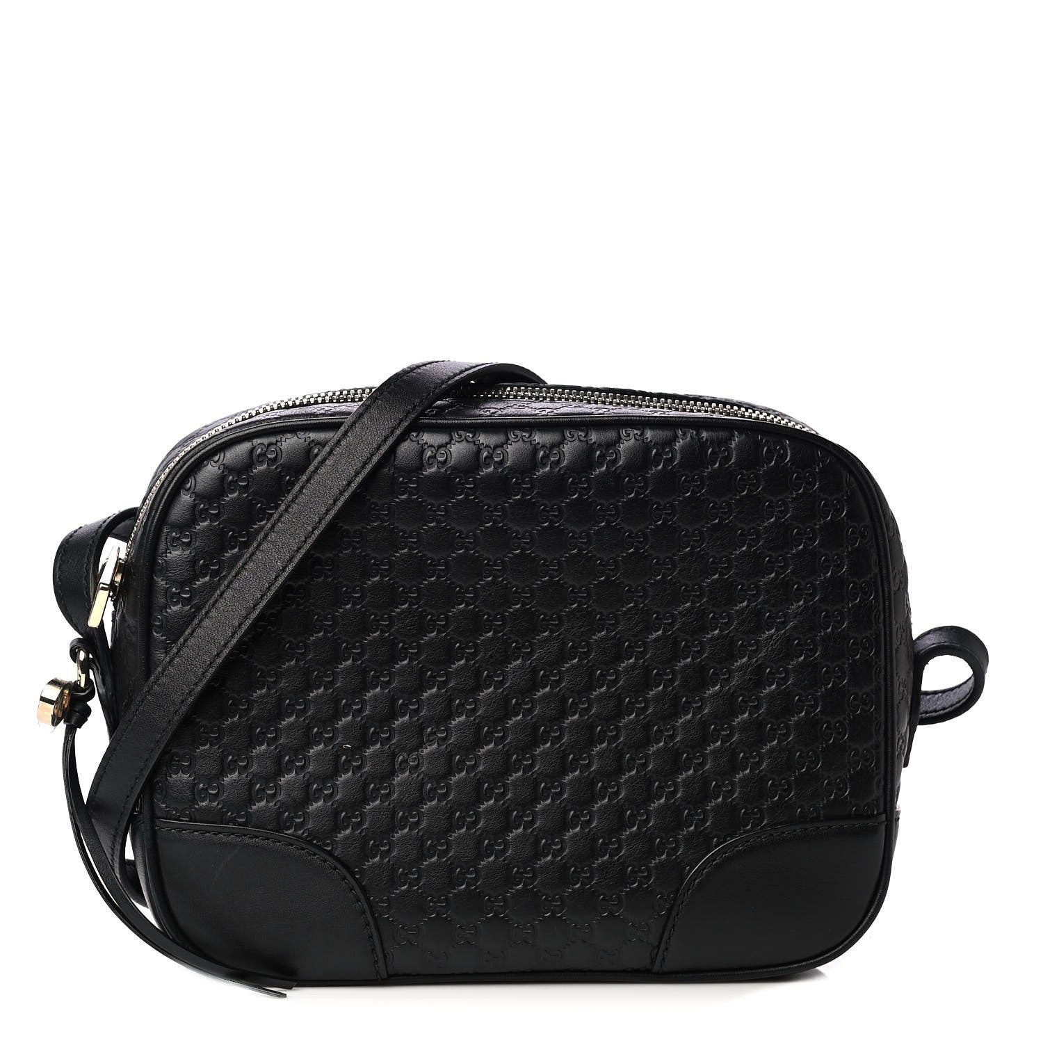 Gucci Microguccissima Mini Bree Messenger Bag Black 1 of 5