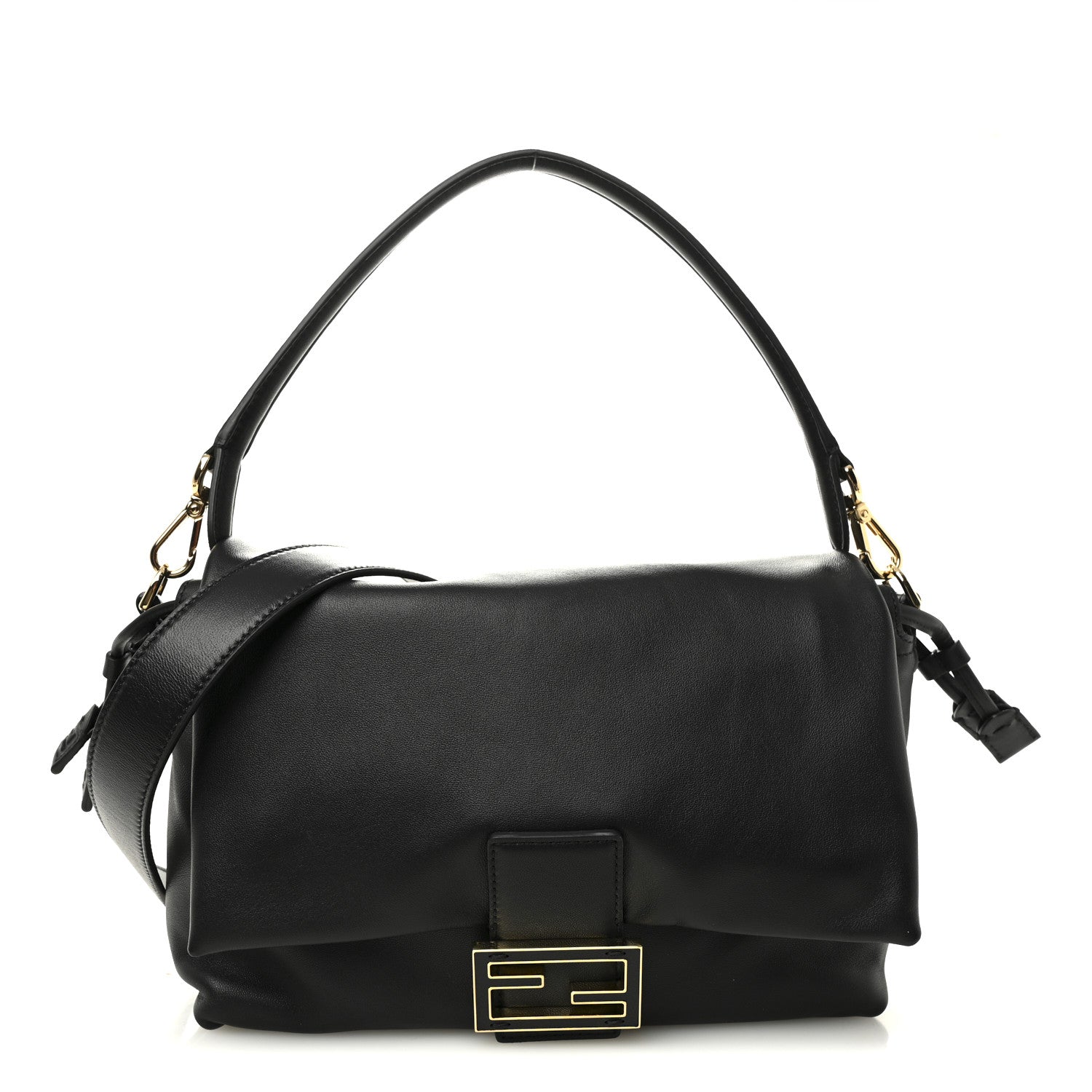 Fendi Nappa Medium Mamma Baguette Black 1 of 10