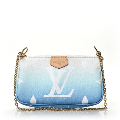 Louis Vuitton Monogram Giant By The Pool Multi Pochette Accessories Mini Pochette Blue 1 of 9