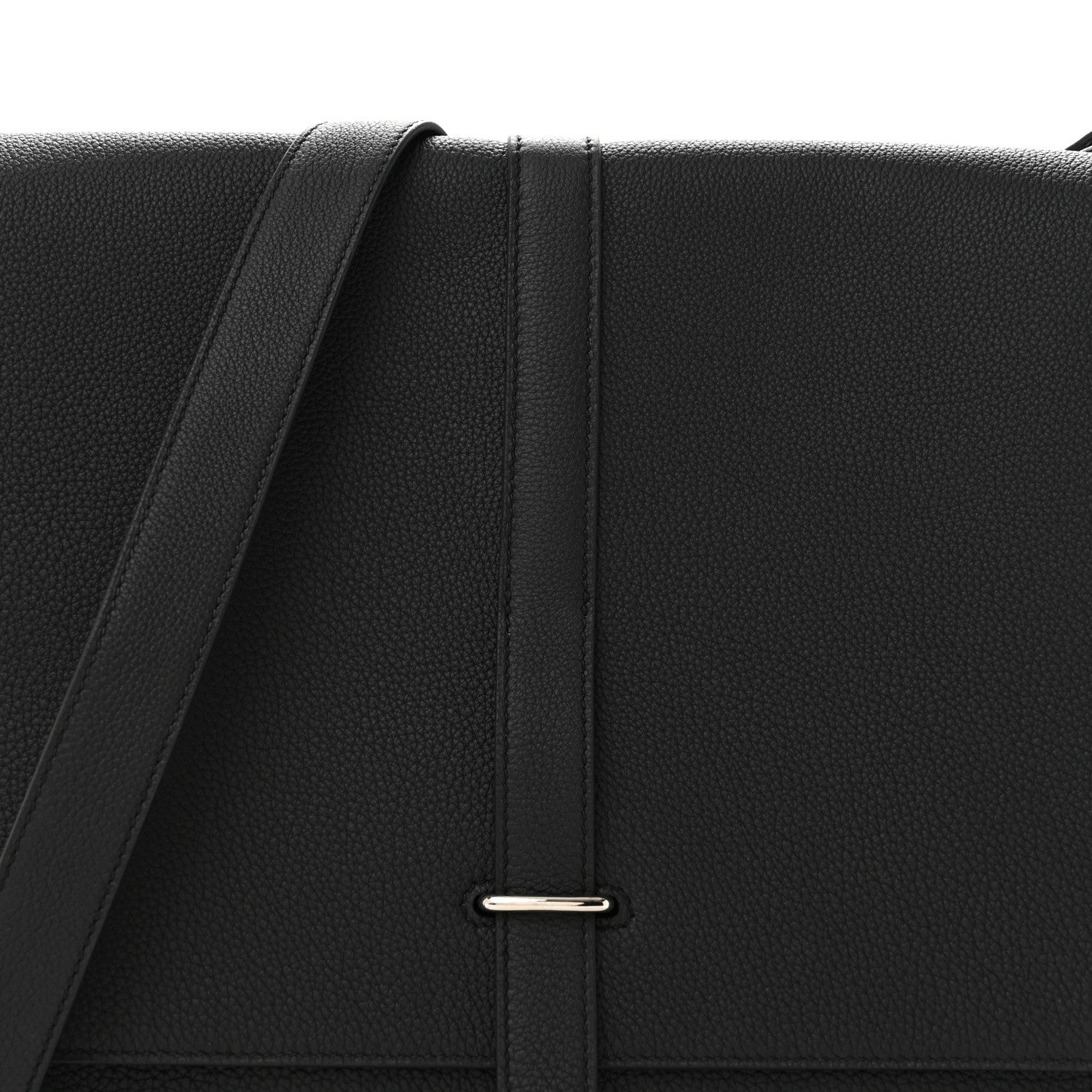 Hermes Togo Steve Light Messenger Black 8 of 10
