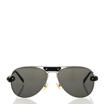 Chloe Metal Mirrored Romie Aviator Sunglasses CL2104 Black 2 of 7