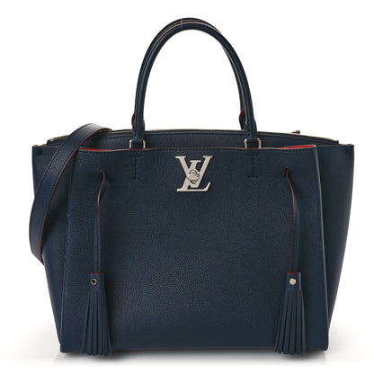 Louis Vuitton Calfskin Lockmeto Marine Rouge 1 of 10