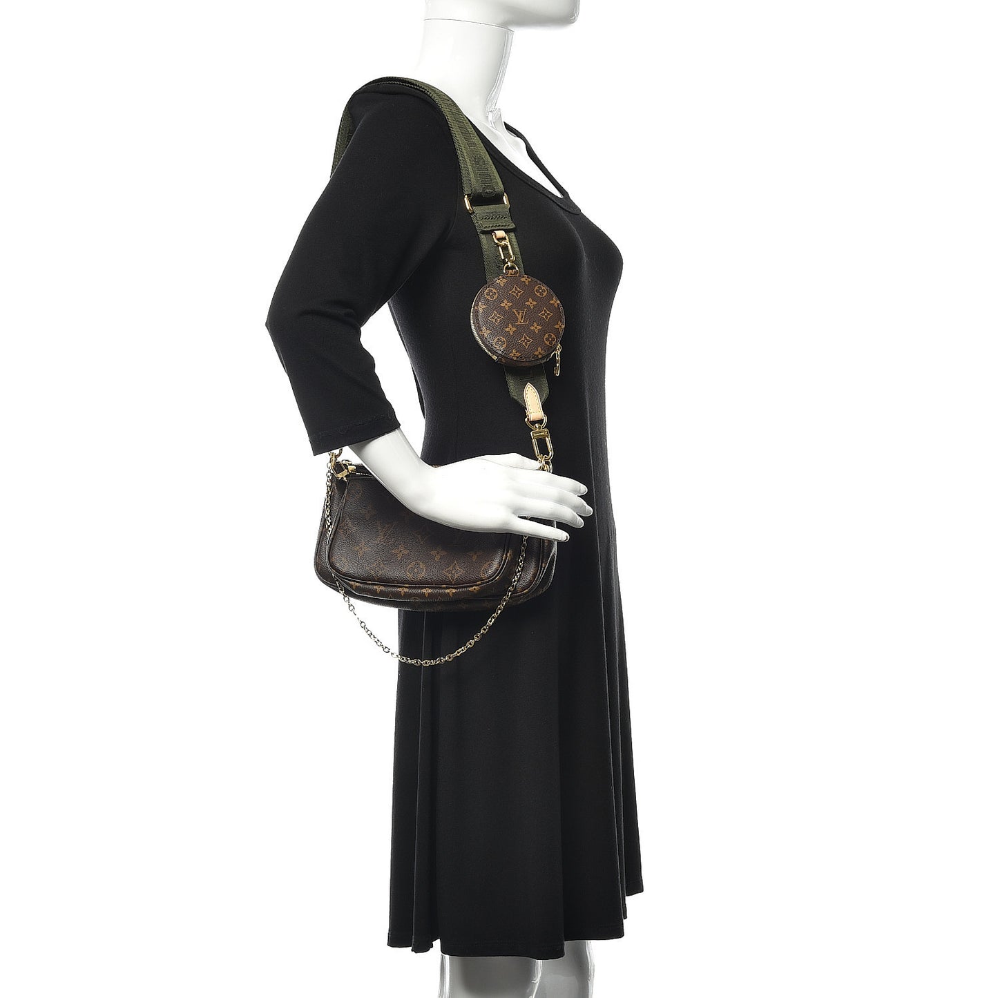 Monogram Multi Pochette Accessories Kaki