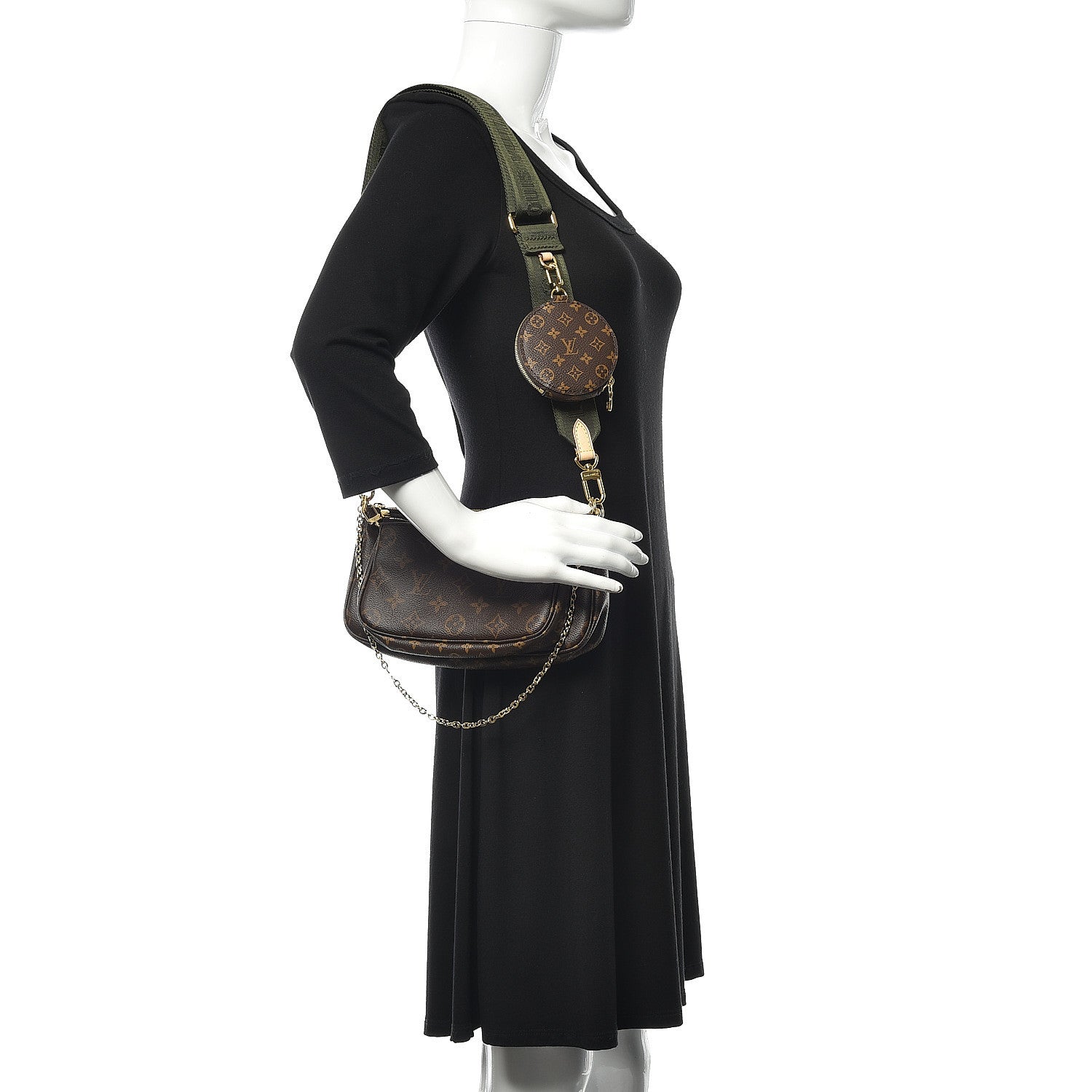Louis Vuitton Monogram Multi Pochette Accessories Kaki 2 of 14