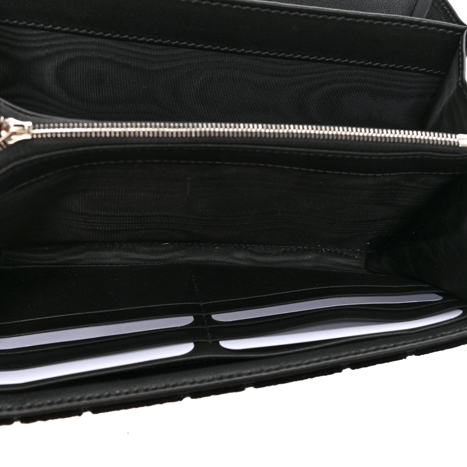 Gucci Velvet GG Monogram Mini Dionysus Chain Wallet Black 7 of 12