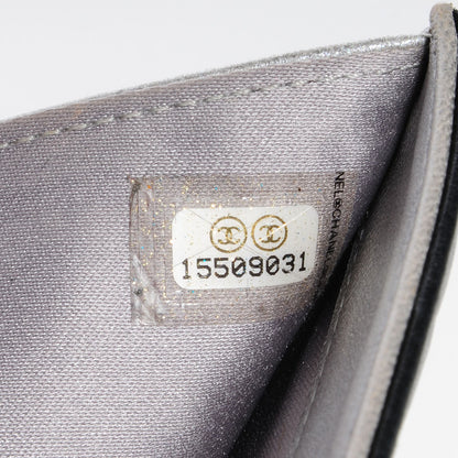 Chanel Lambskin Camellia French Wallet Black 7 of 7