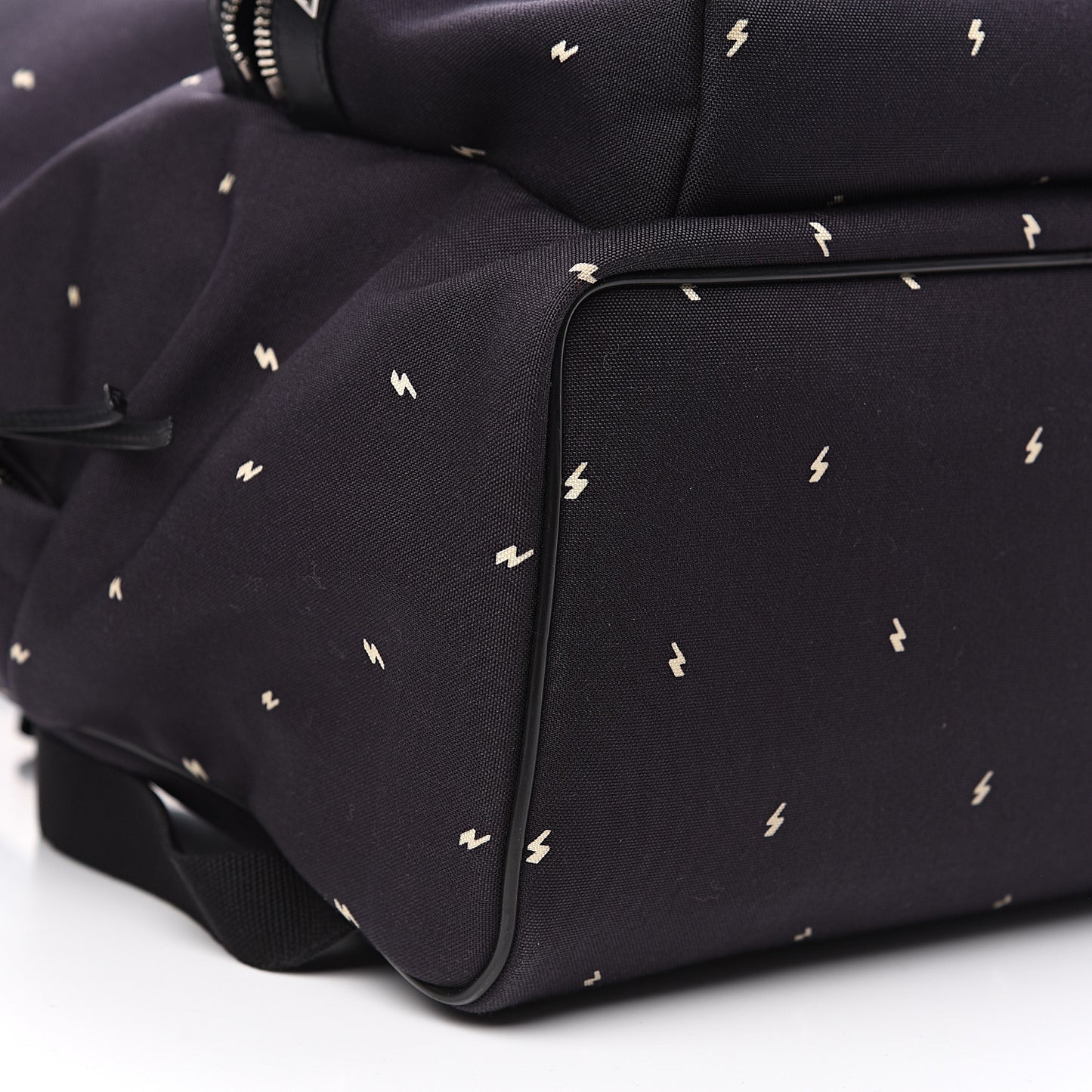 Canvas Lightning Bolt City Backpack Navy