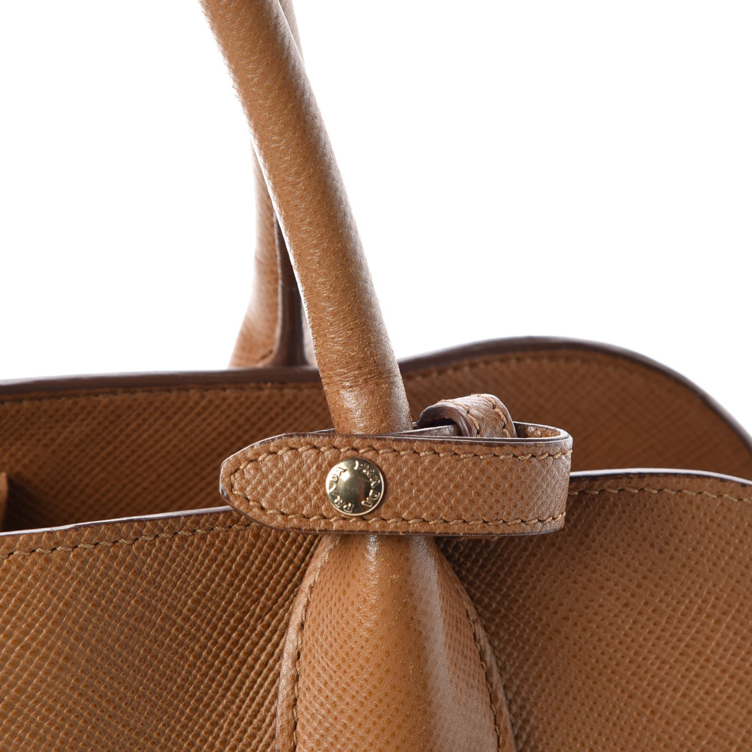 Prada Saffiano Cuir Open Promenade Tote Caramel 21 of 28