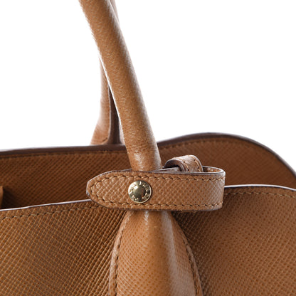 Prada Saffiano Cuir Open Promenade Tote Caramel 21 of 28