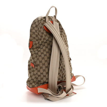 Gucci X THE NORTH FACE Monogram Textured Dollar Calfskin Embroidered Beige Ebony Mystic White Deep Orange 3 of 11