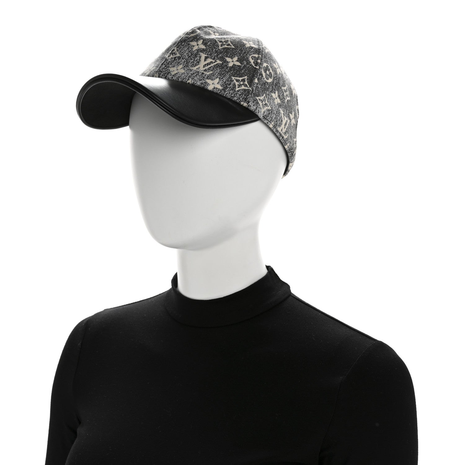 Louis Vuitton Monogram Jacquard Cap M Grey 2 of 10