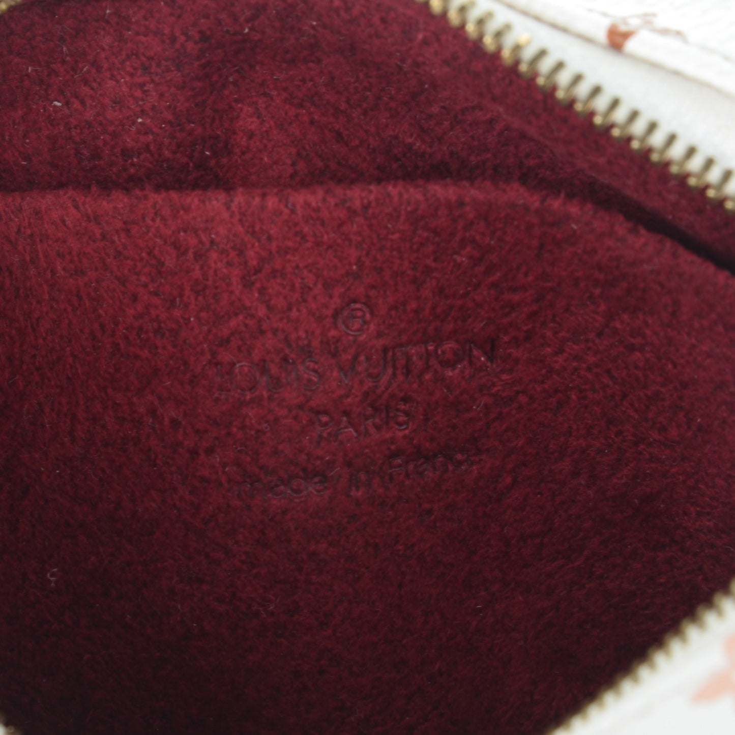 Monogram Multicolor Trousse Wapity White