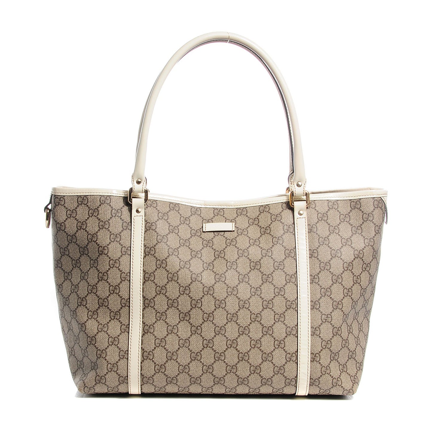 GG Plus Monogram Medium Joy Tote Off White