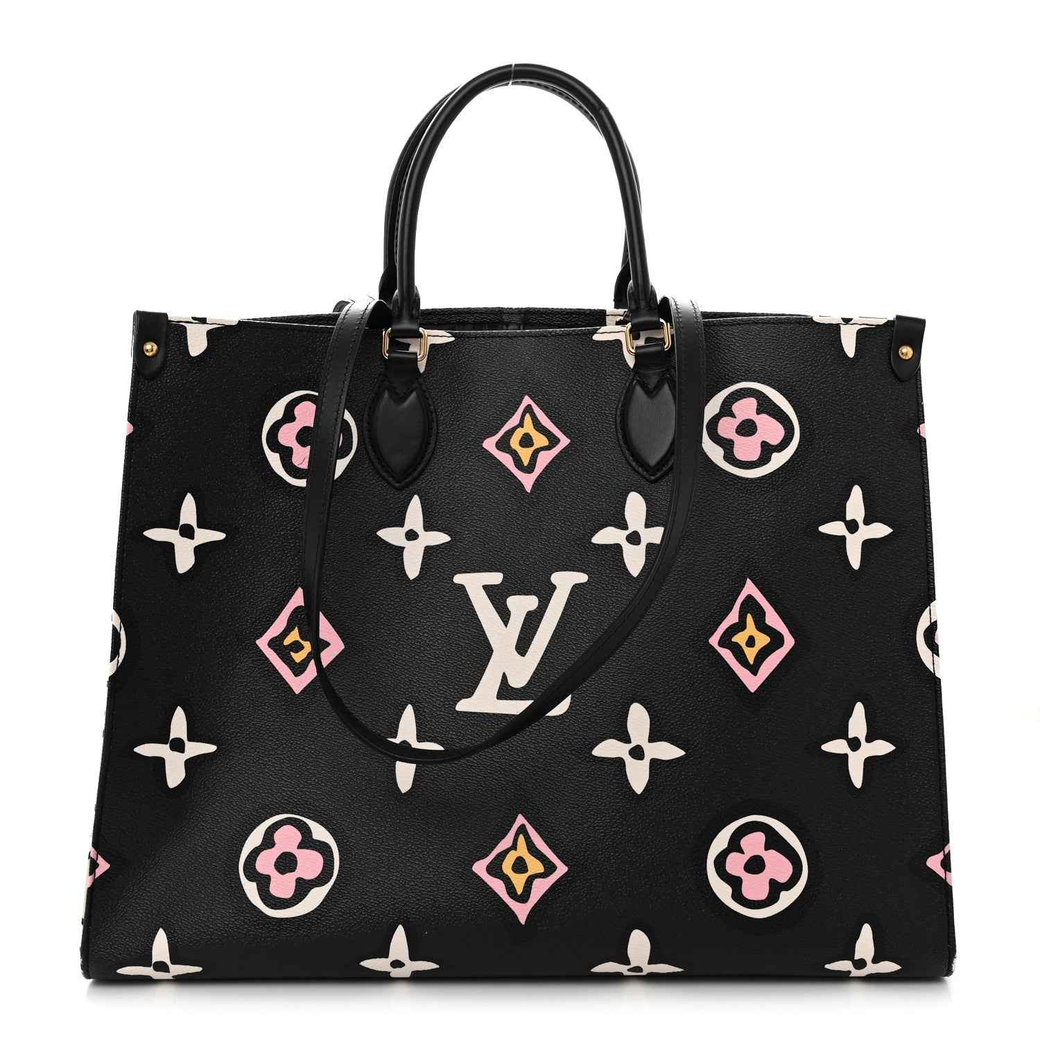Louis Vuitton Monogram Giant Wild At Heart Onthego GM Black 1 of 13