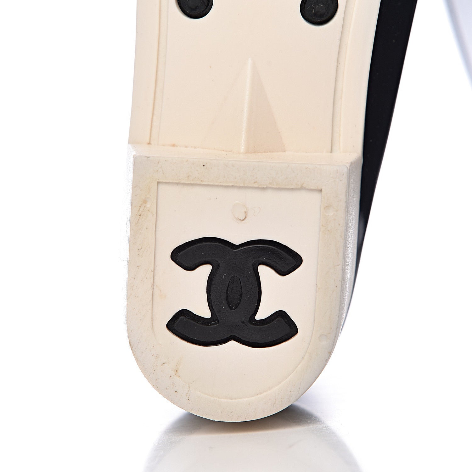 Chanel Rubber Camellia Rain Boots 42 Black 11 of 13