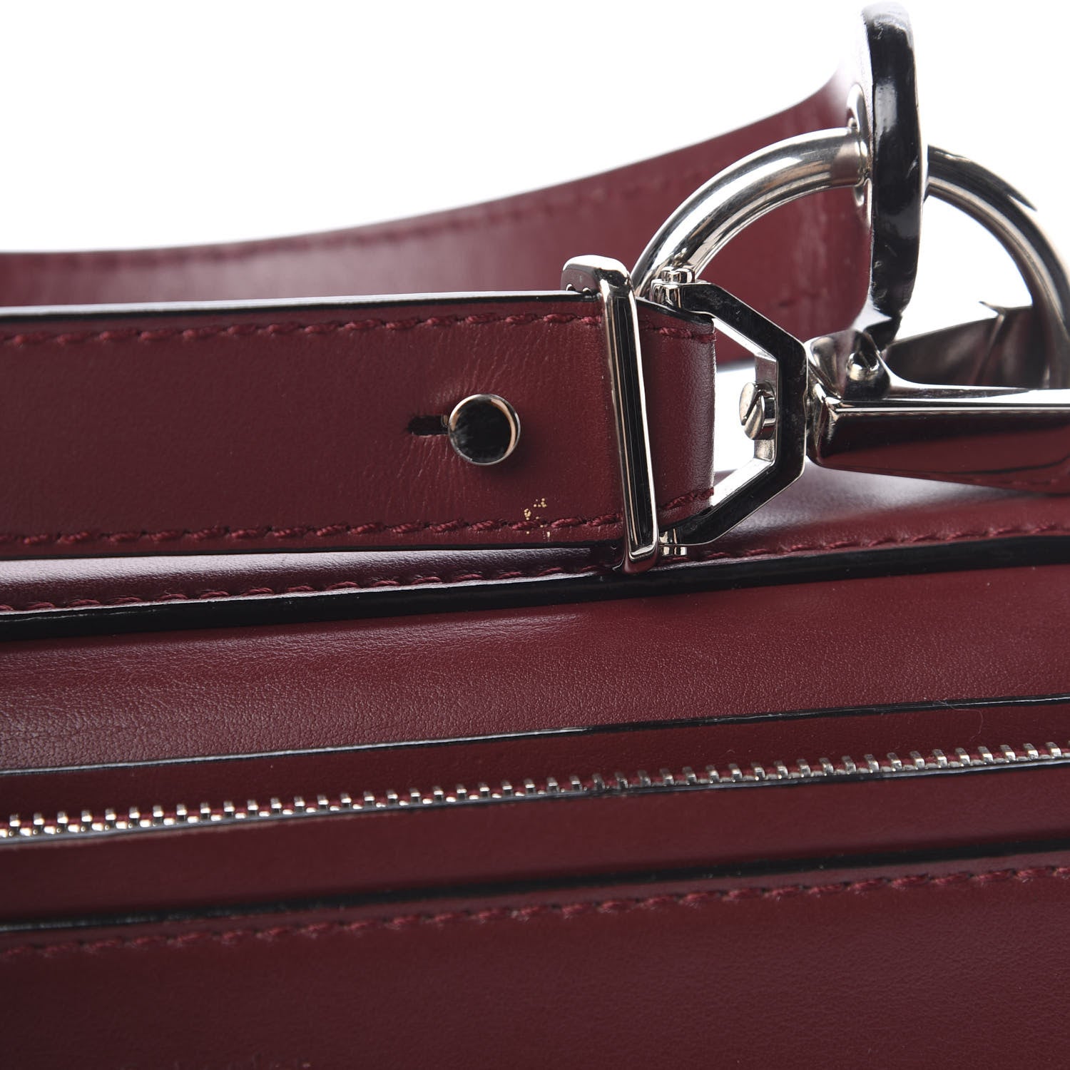 Proenza Schouler Calfskin Medium Hava Top Handle Bag Midnight Plum 15 of 15