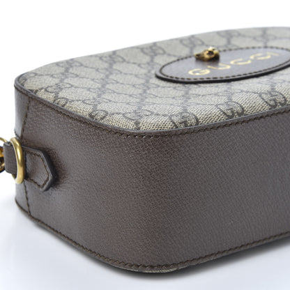 Gucci GG Supreme Monogram Web Neo Vintage Shoulder Bag Beige New Acero Crop 5 of 10