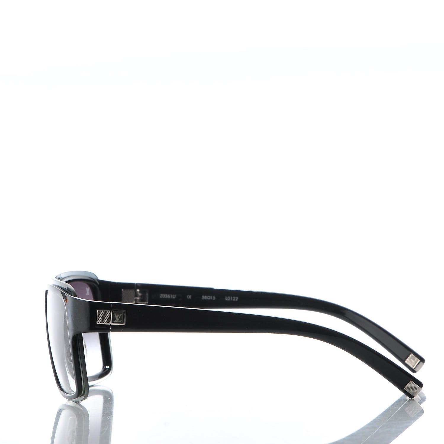 Louis Vuitton Acetate Enigme GM Sunglasses Z0361U Black 3 of 7