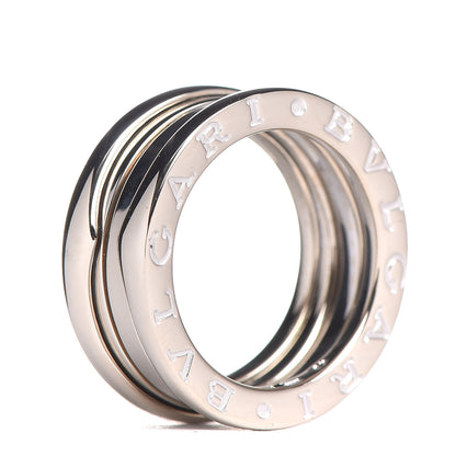 Bulgari 18K White Gold B.Zero1 Three-Band Ring 48 4.5 6 of 6