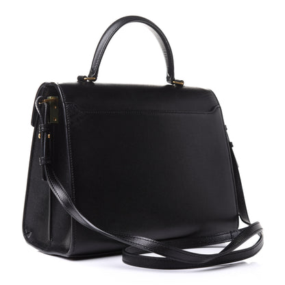 Saint Laurent Grain de Poudre Medium Classic Monogram Cassandra Top Handle Black 3 of 10