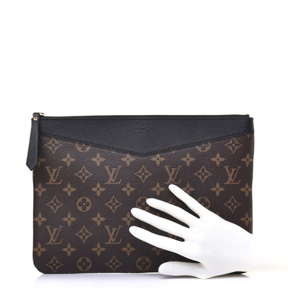 Louis Vuitton Monogram Daily Pouch Black 2 of 10