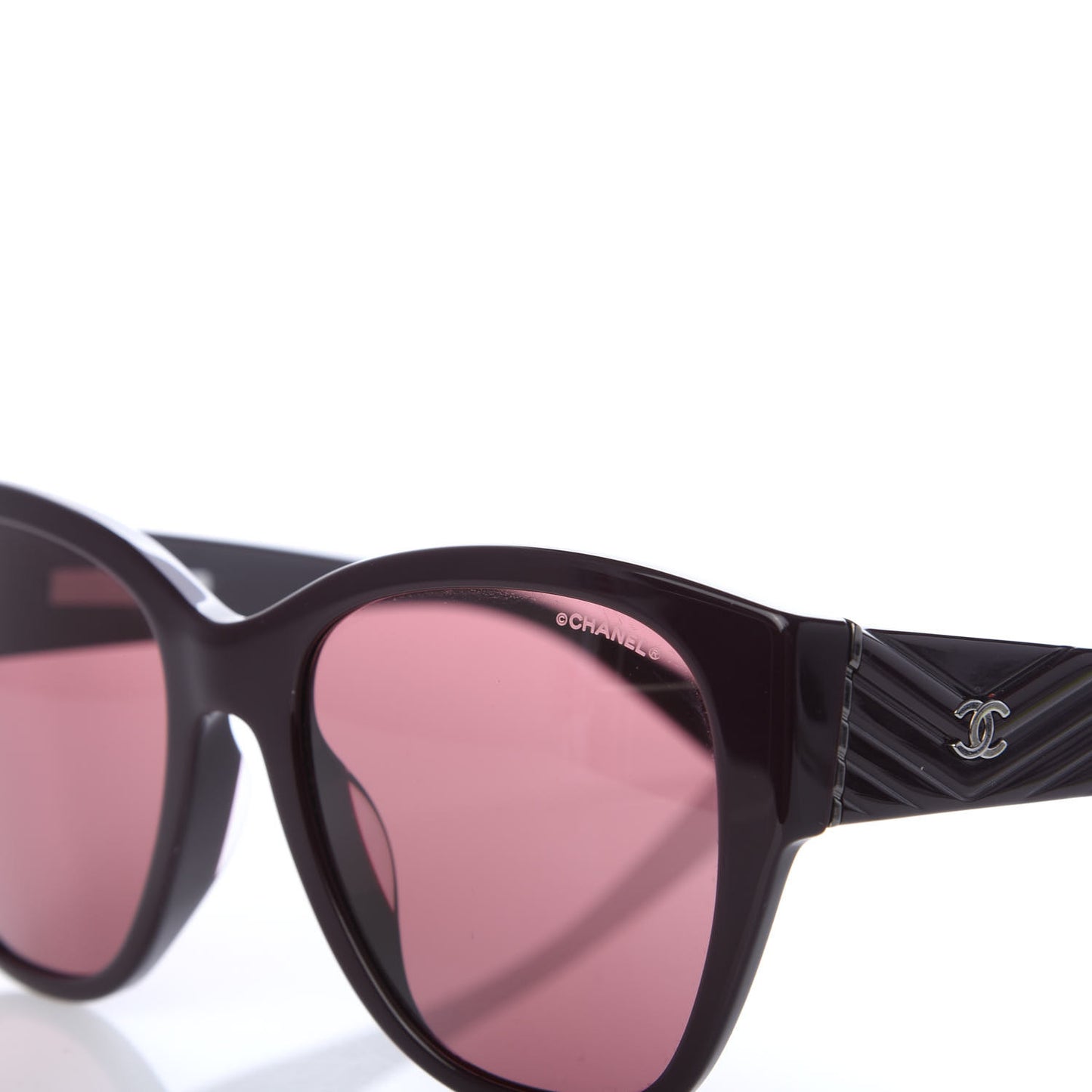 Acetate Butterfly CC Sunglasses 5412 Burgundy