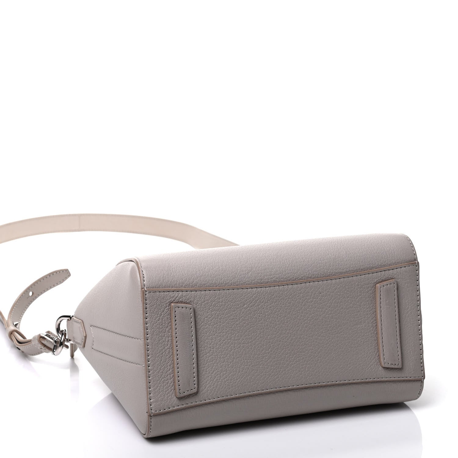 Givenchy Sugar Goatskin Mini Antigona Pearl Grey 3 of 4