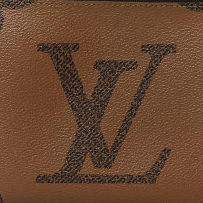 Louis Vuitton Reverse Monogram Giant Double Zip Pochette 6 of 9