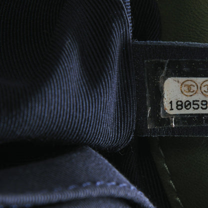 Chanel Velvet Tweed Medium Boy Flap Green 10 of 10