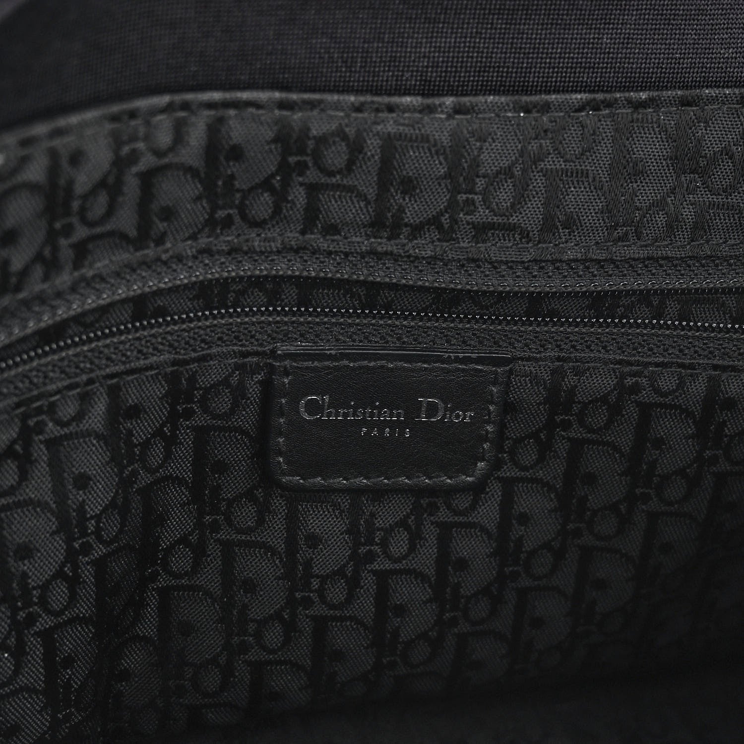 Christian Dior Silk Jersey Crystal Hardcore Clutch Black 6 of 12