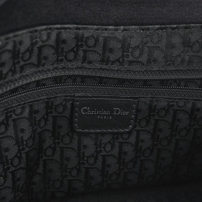 Christian Dior Silk Jersey Crystal Hardcore Clutch Black 6 of 12