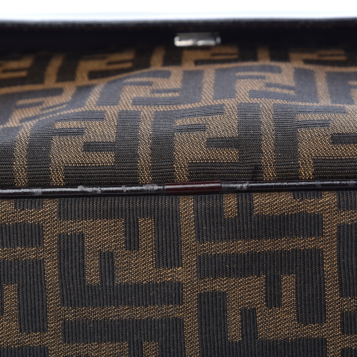 Fendi Zucca Pocket Shoulder Bag Tobacco 9 of 17