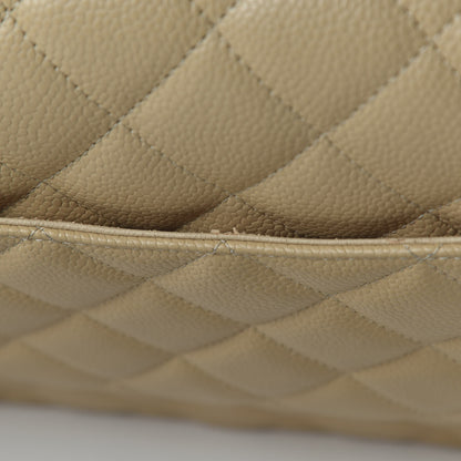 Chanel Caviar Quilted Jumbo Double Flap Beige Clair 11 of 11
