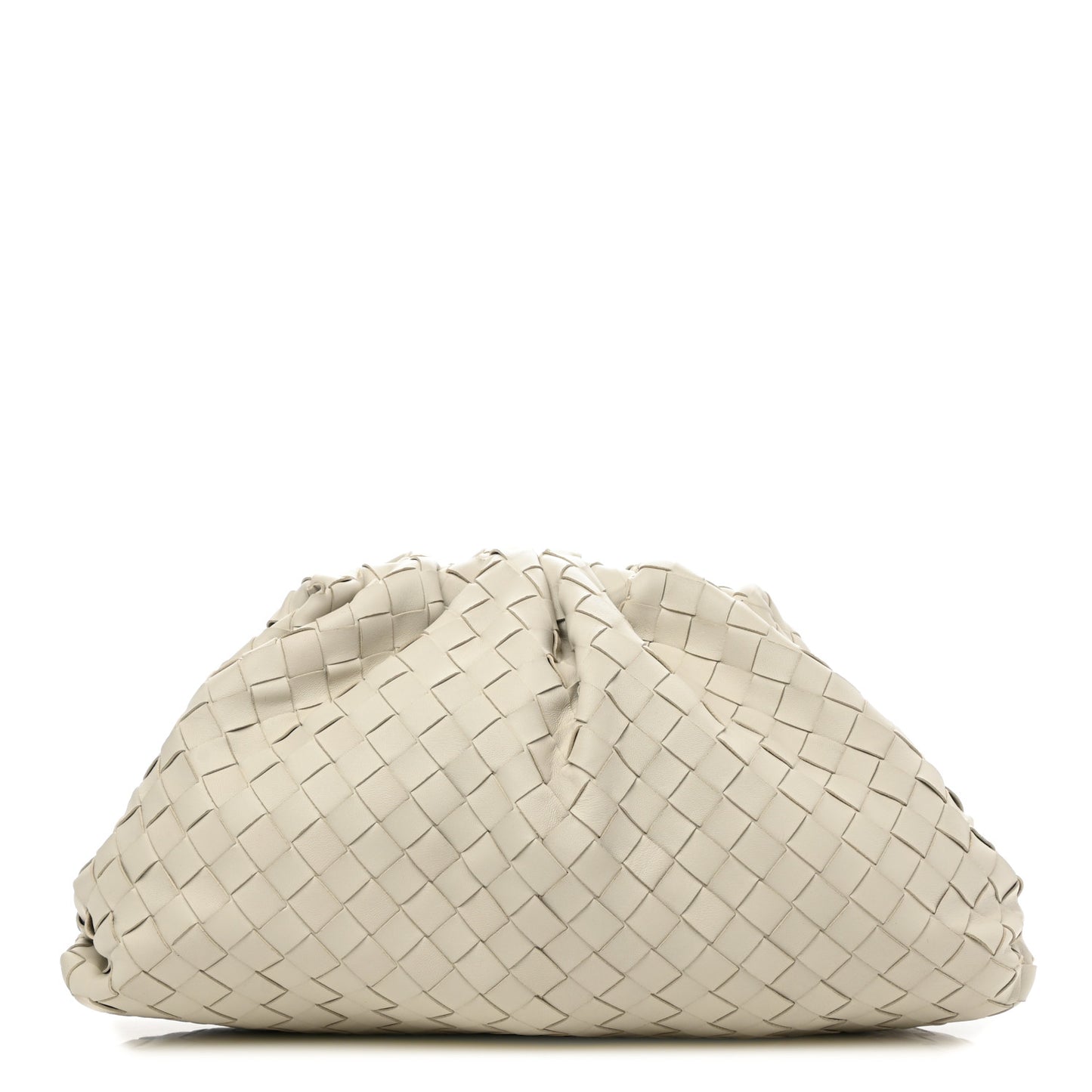 Nappa Maxi Intrecciato The Pouch Oversized Clutch Plaster