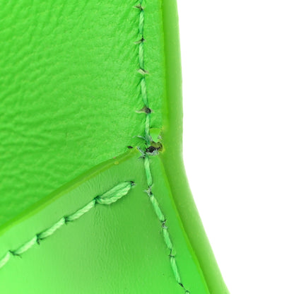 Balenciaga Shiny Box Calfskin Hourglass Top Handle Bag XS Acid Green 11 of 13