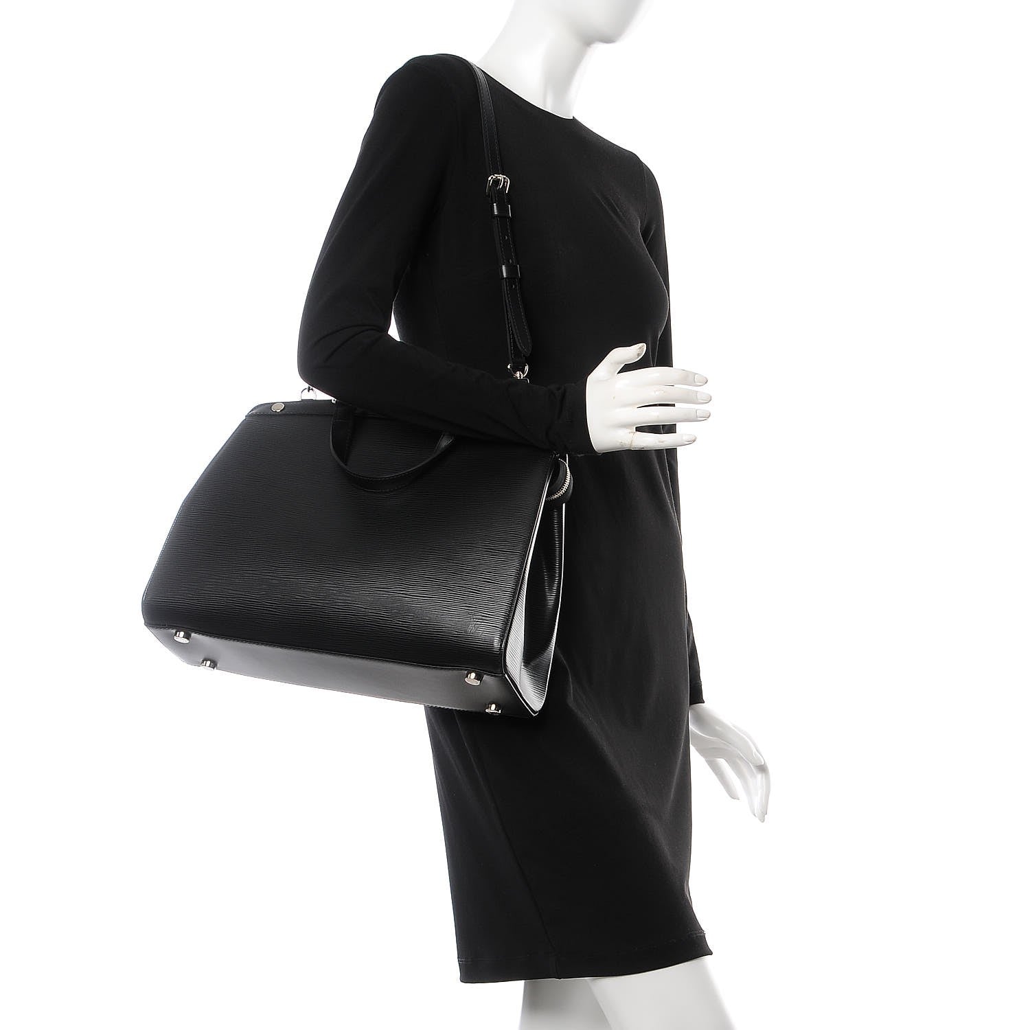 Louis Vuitton Epi Brea GM Black 2 of 9