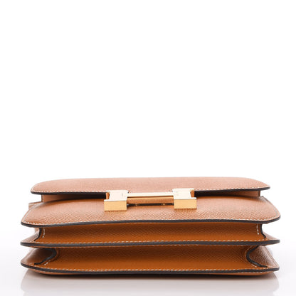 Hermes Epsom Constance 18 Toffee 6 of 17