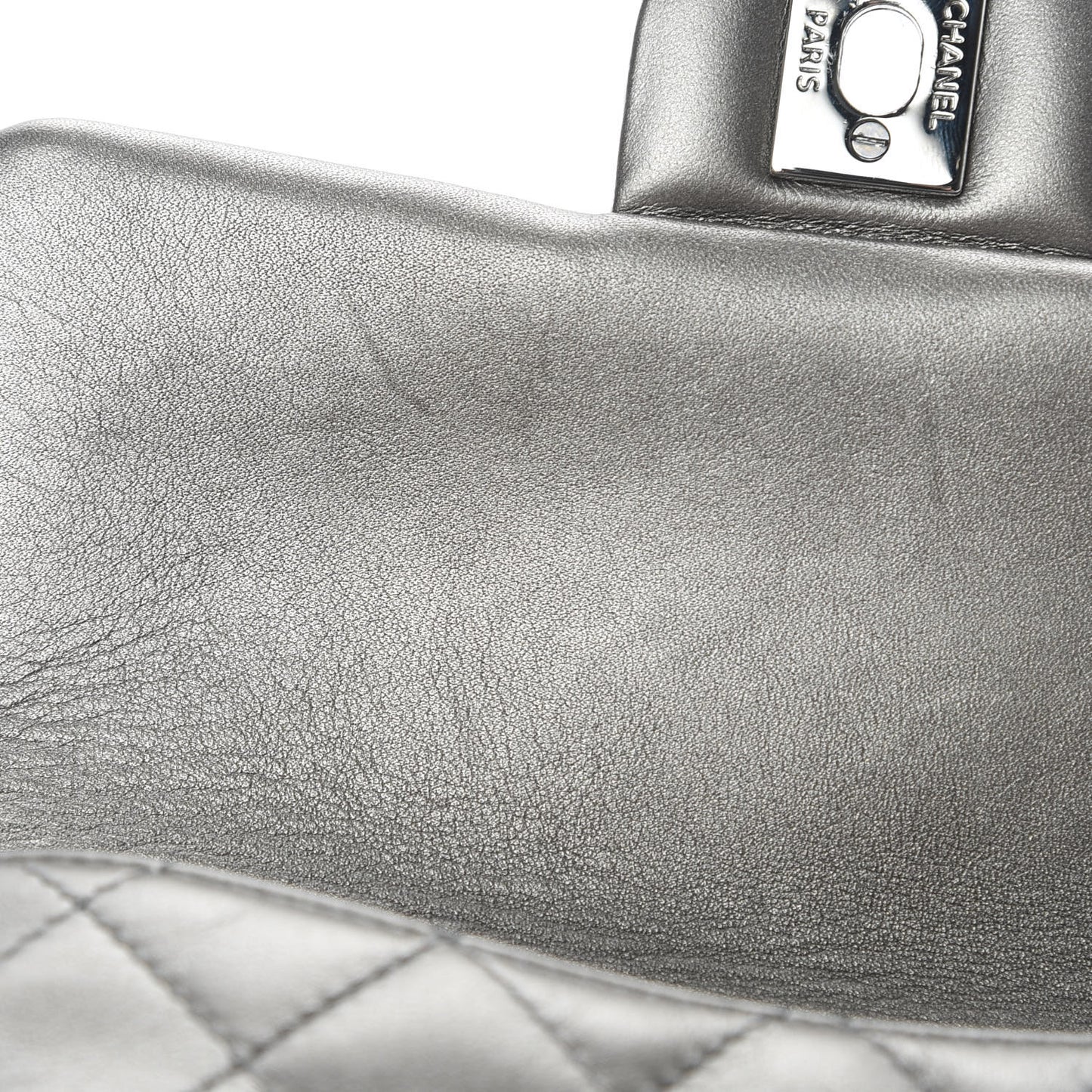 Metallic Lambskin Quilted Daily Zip Crossbody Bag Bronze