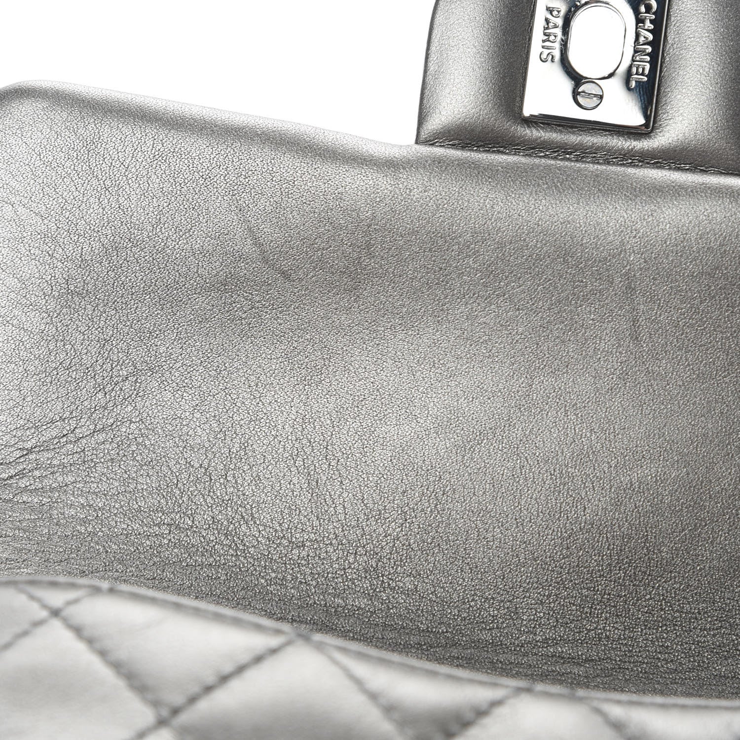 Chanel Metallic Lambskin Quilted Daily Zip Crossbody Bag Bronze 13 of 17