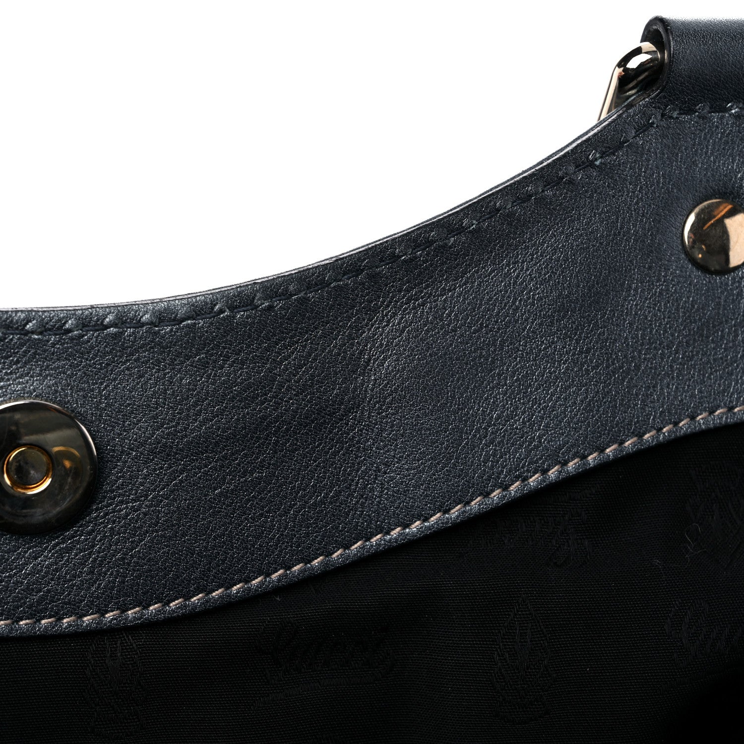 Gucci Metallic Guccissima Large Sukey Tote Blue 14 of 16