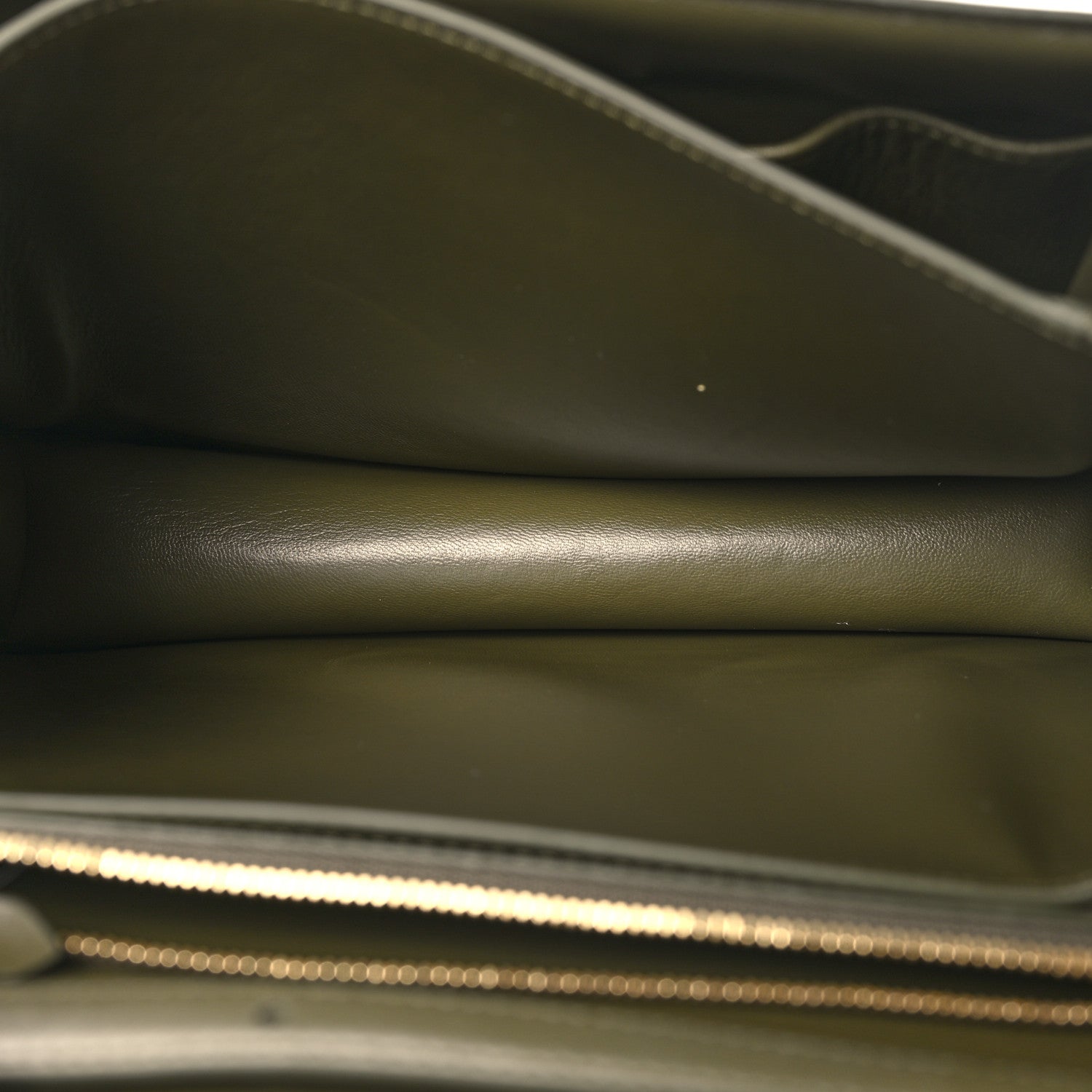 Celine Box Calfskin Classic Box Medium Flap Bag Army Green 5 of 12