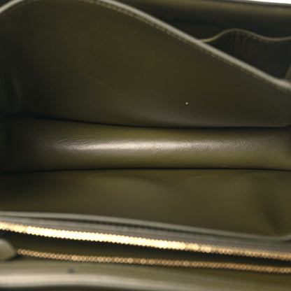 Celine Box Calfskin Classic Box Medium Flap Bag Army Green 5 of 12